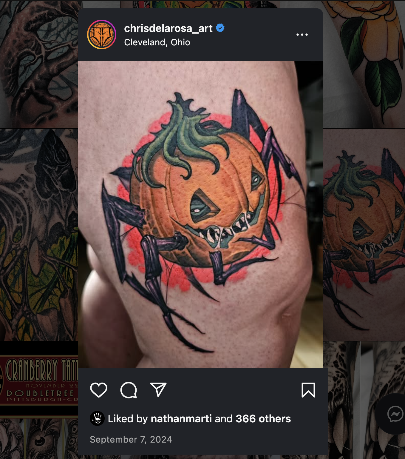 Chris Delarosa Tattoo (Cleveland, Ohio)