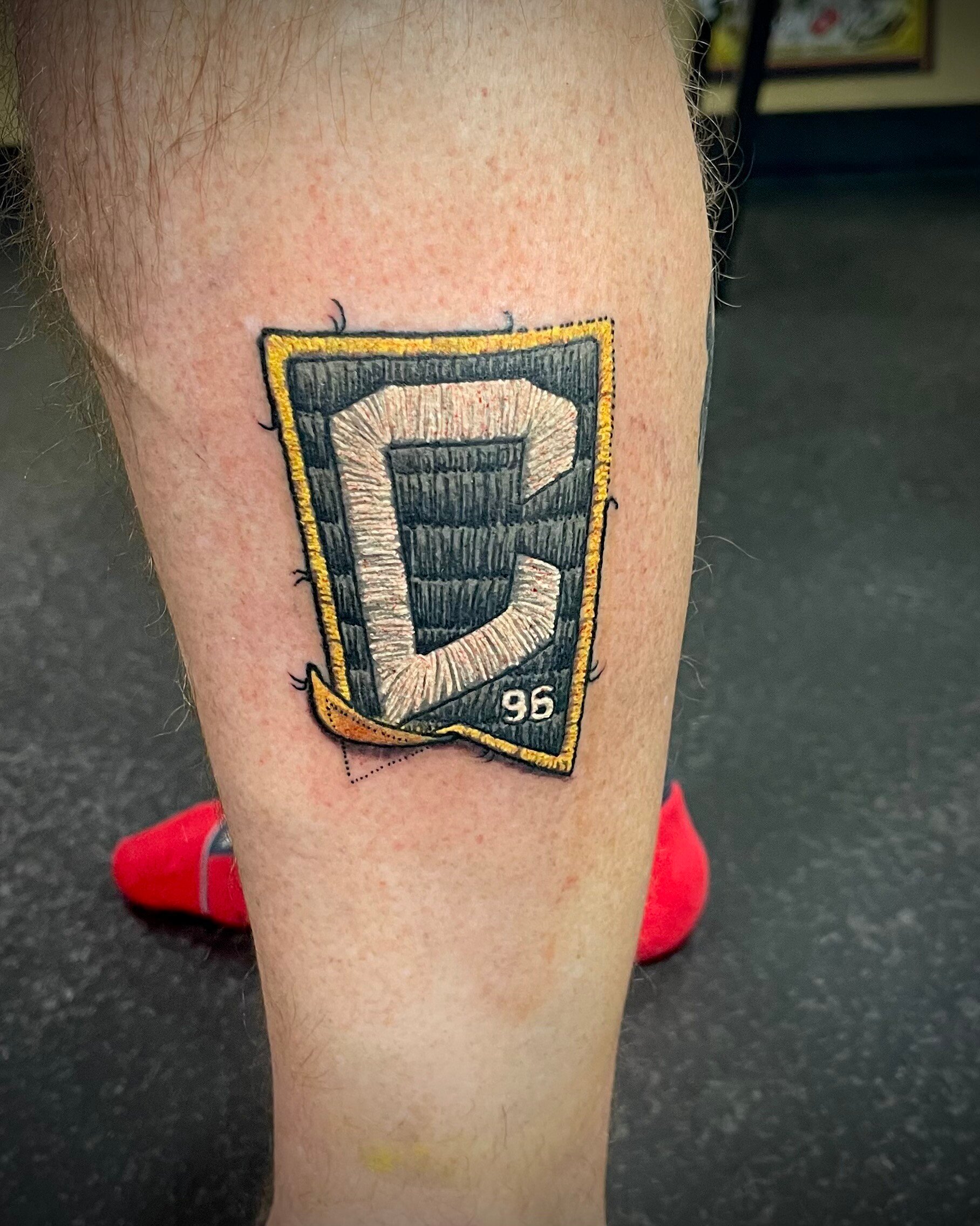 Patch Tattoo Examples - Columbus Crew Patch Tattoo