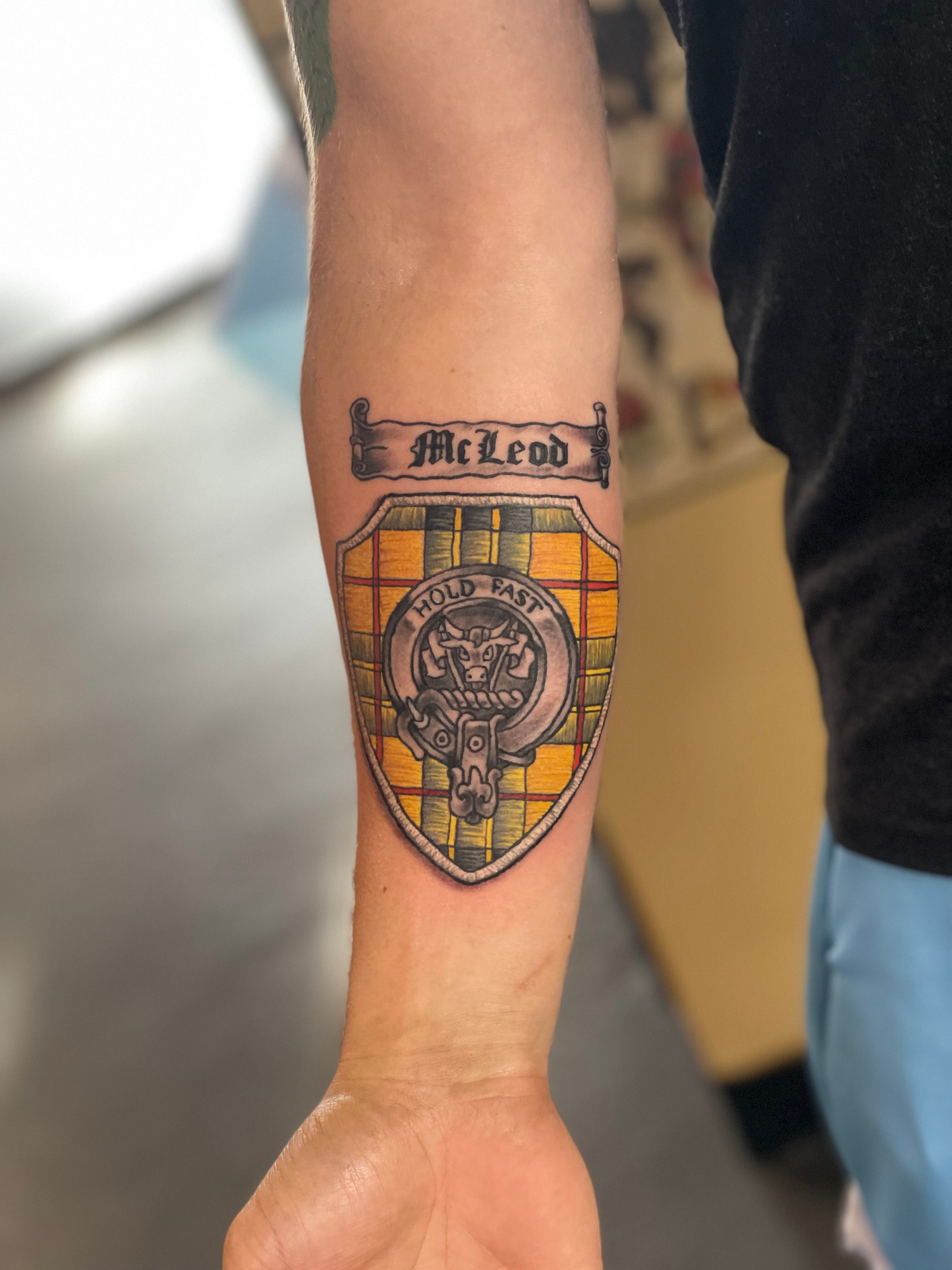 Patch Tattoo Examples - Crest Patch Tattoo