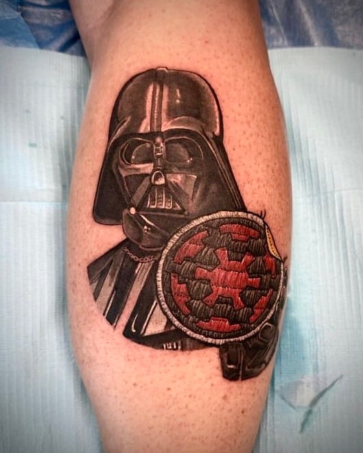 Patch Tattoo Examples - Darth Vader Patch Tattoo