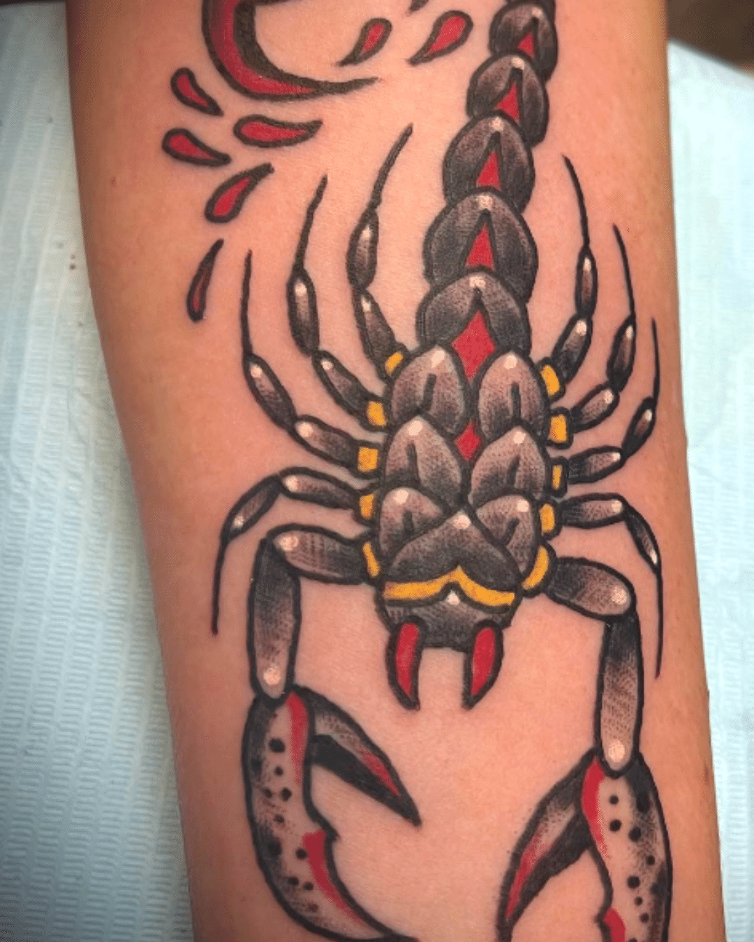 Traditional Tattoo Scorpion