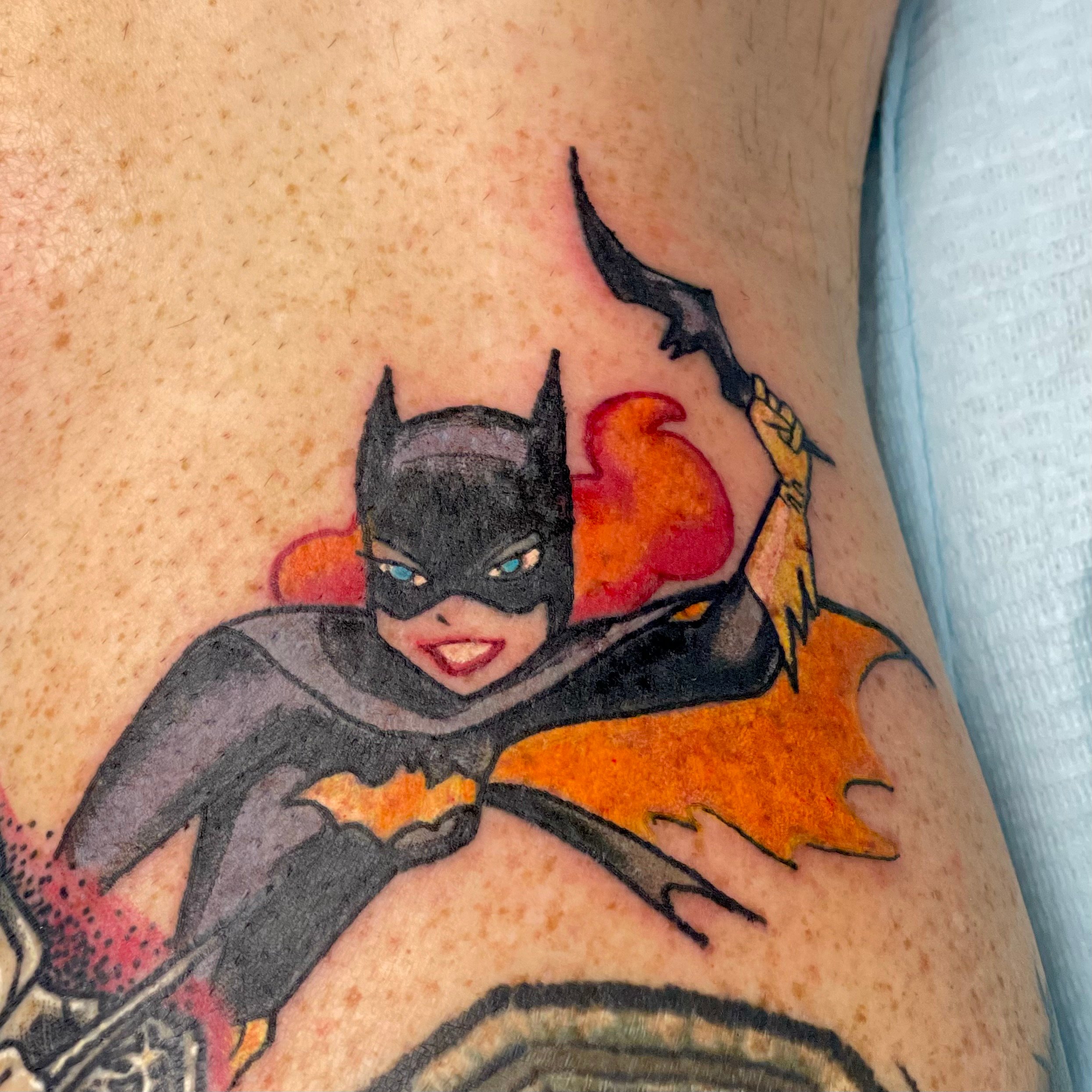 bat girl tattoo
