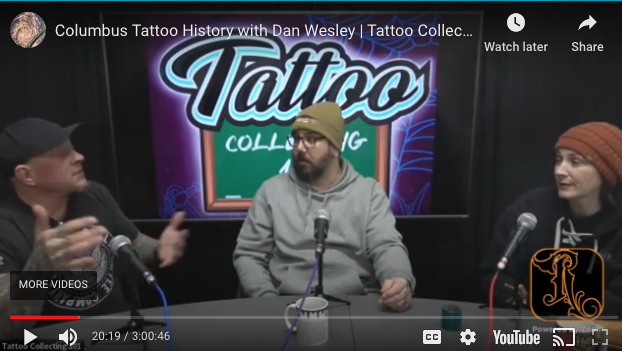 Columbus Tattoo history dan wesley