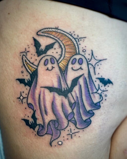 Ghost Friends Tattoo