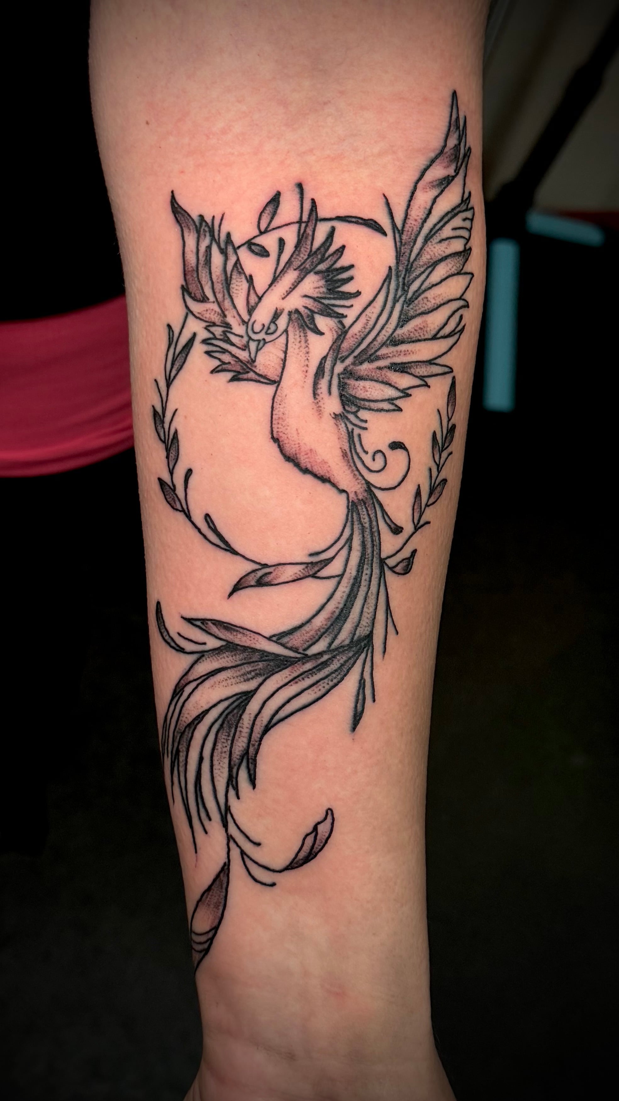 Phoenix Fineline Tattoo