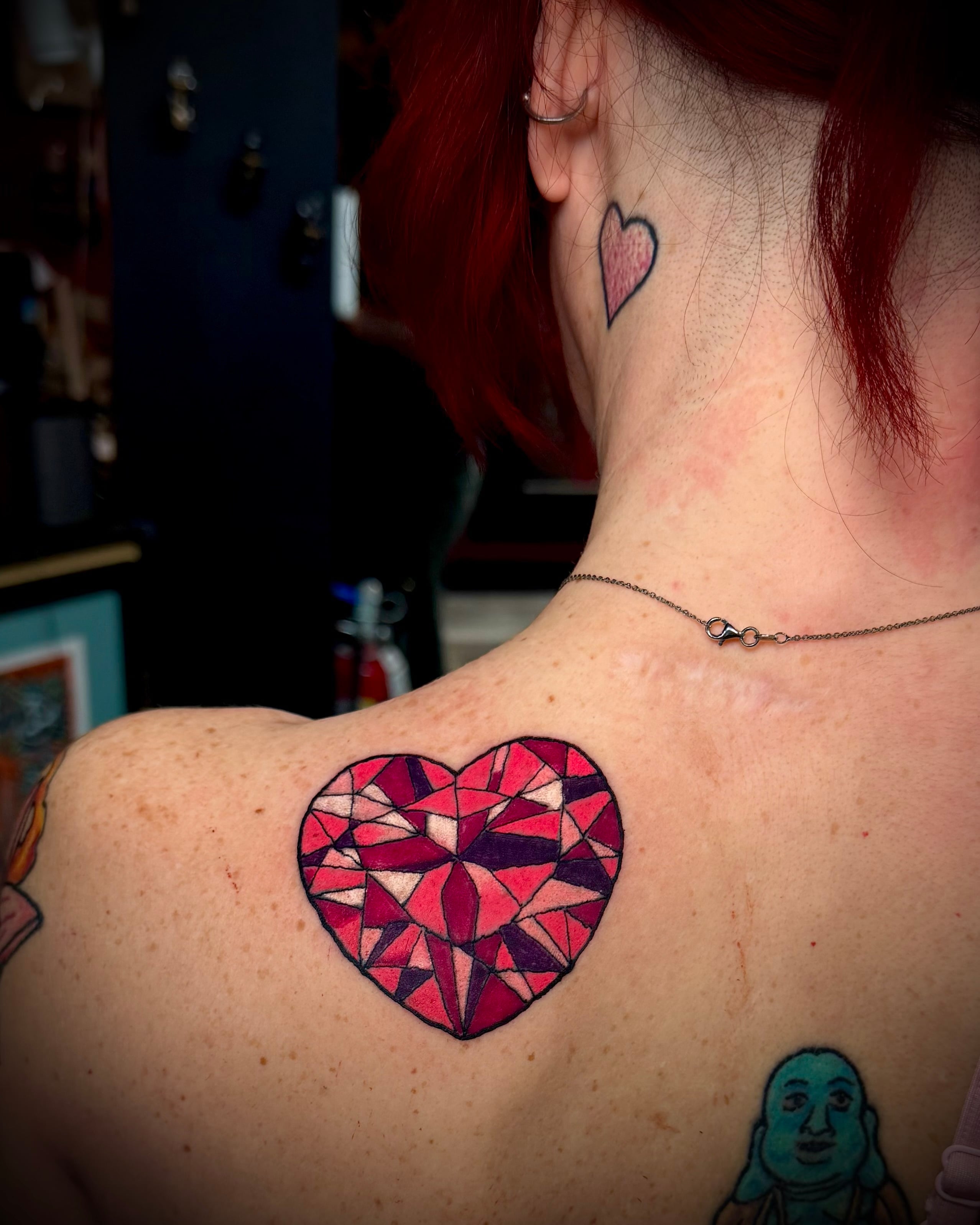 Gem Heart Tattoo