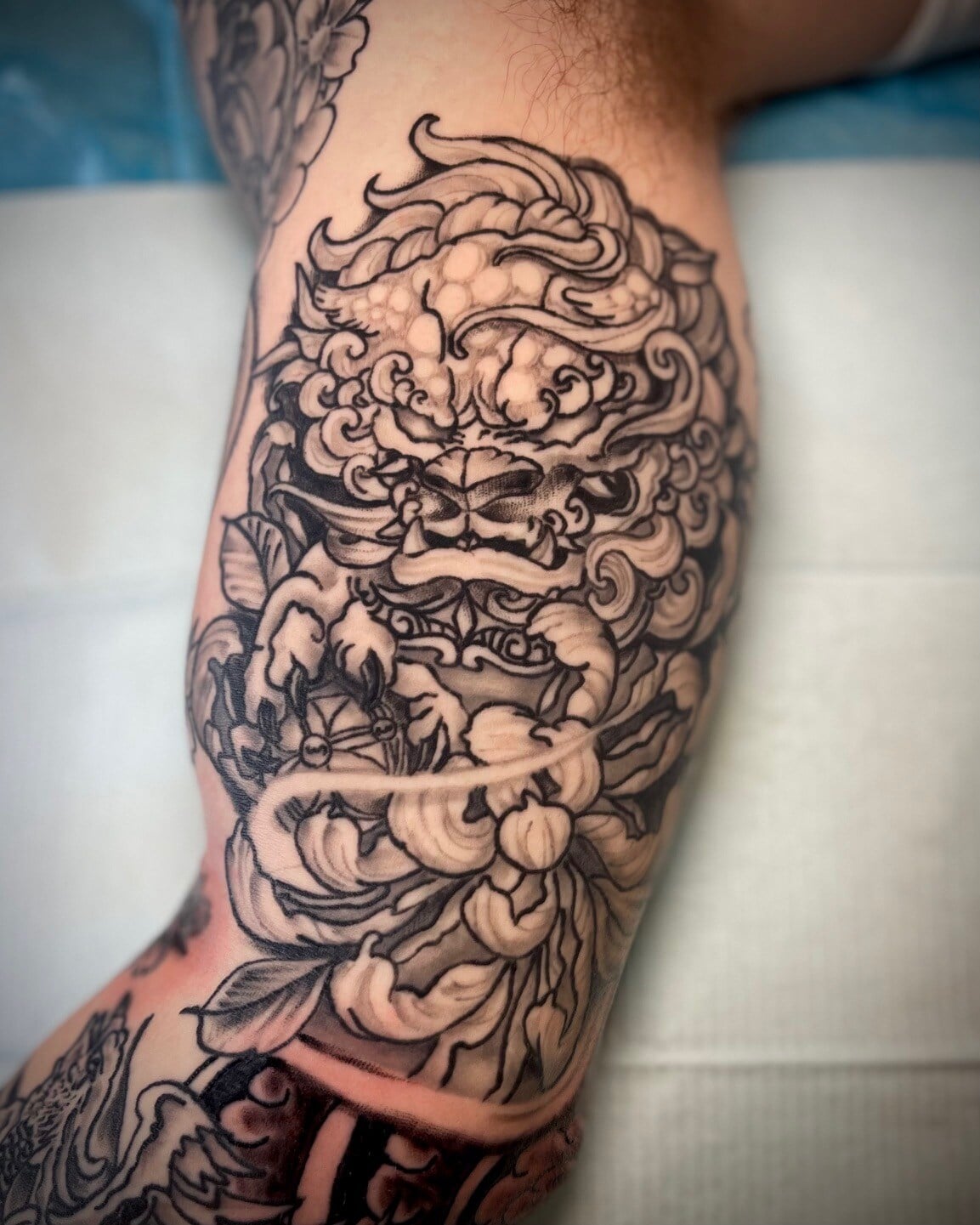 Foo Dog Tattoo