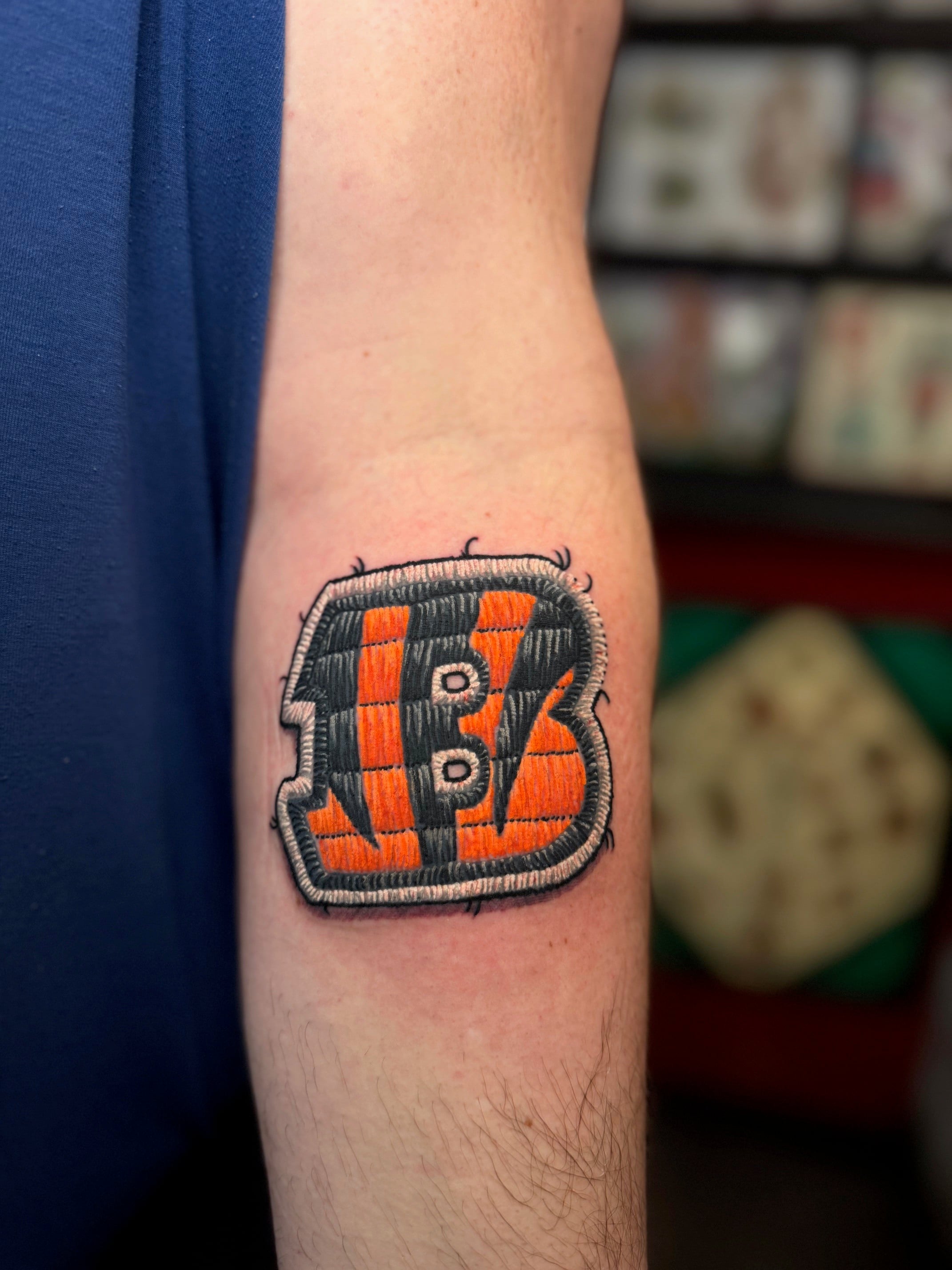 Cincinnati Bengals Patch Tattoo