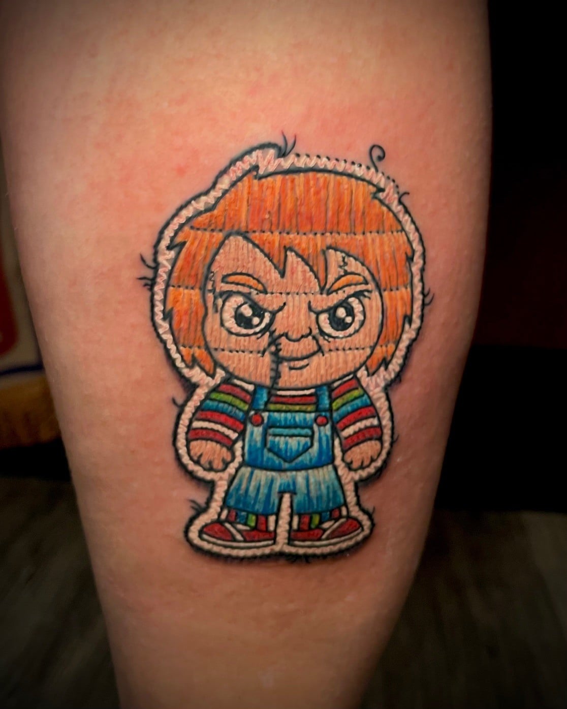 Chucky embroidery patch tattoo