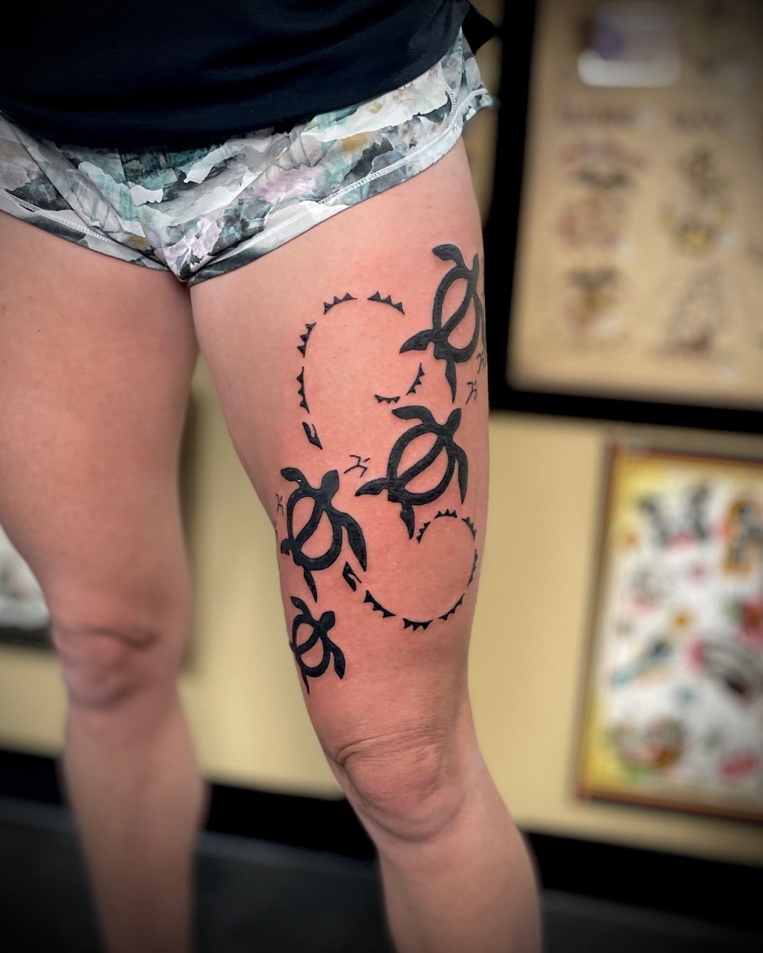 Hawaiian Turtle Tattoo