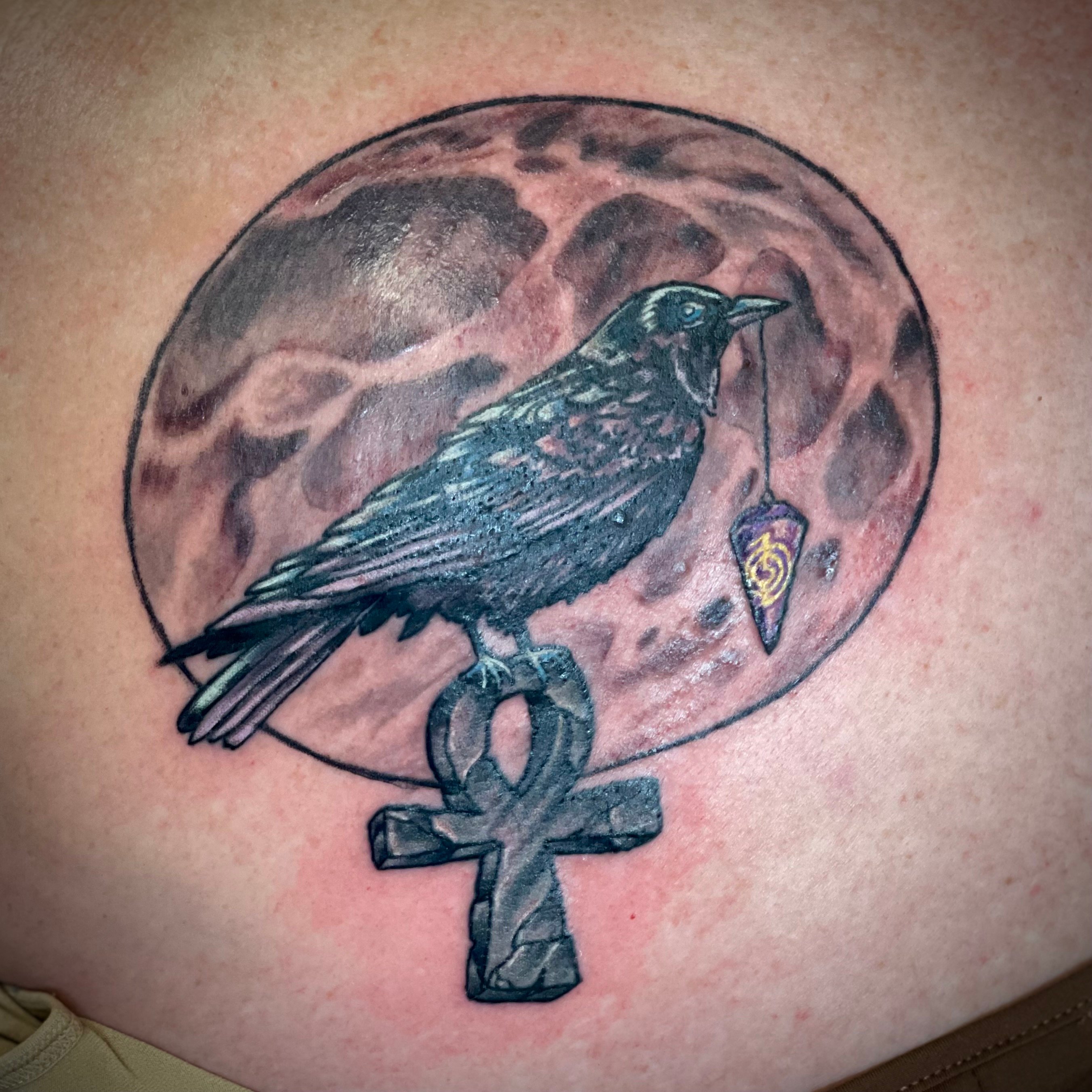 Tattoos For Women - Raven