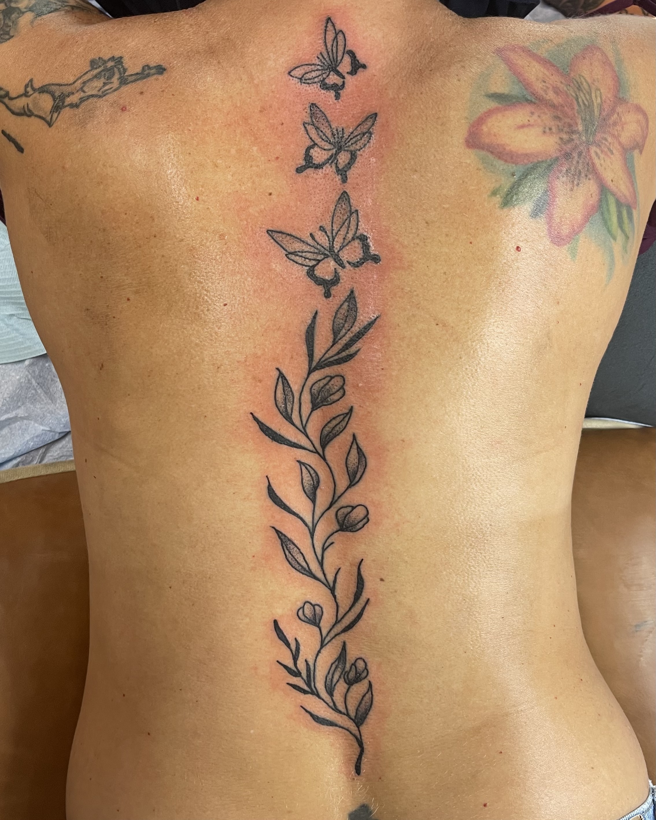 Tattoos For Women - Spine