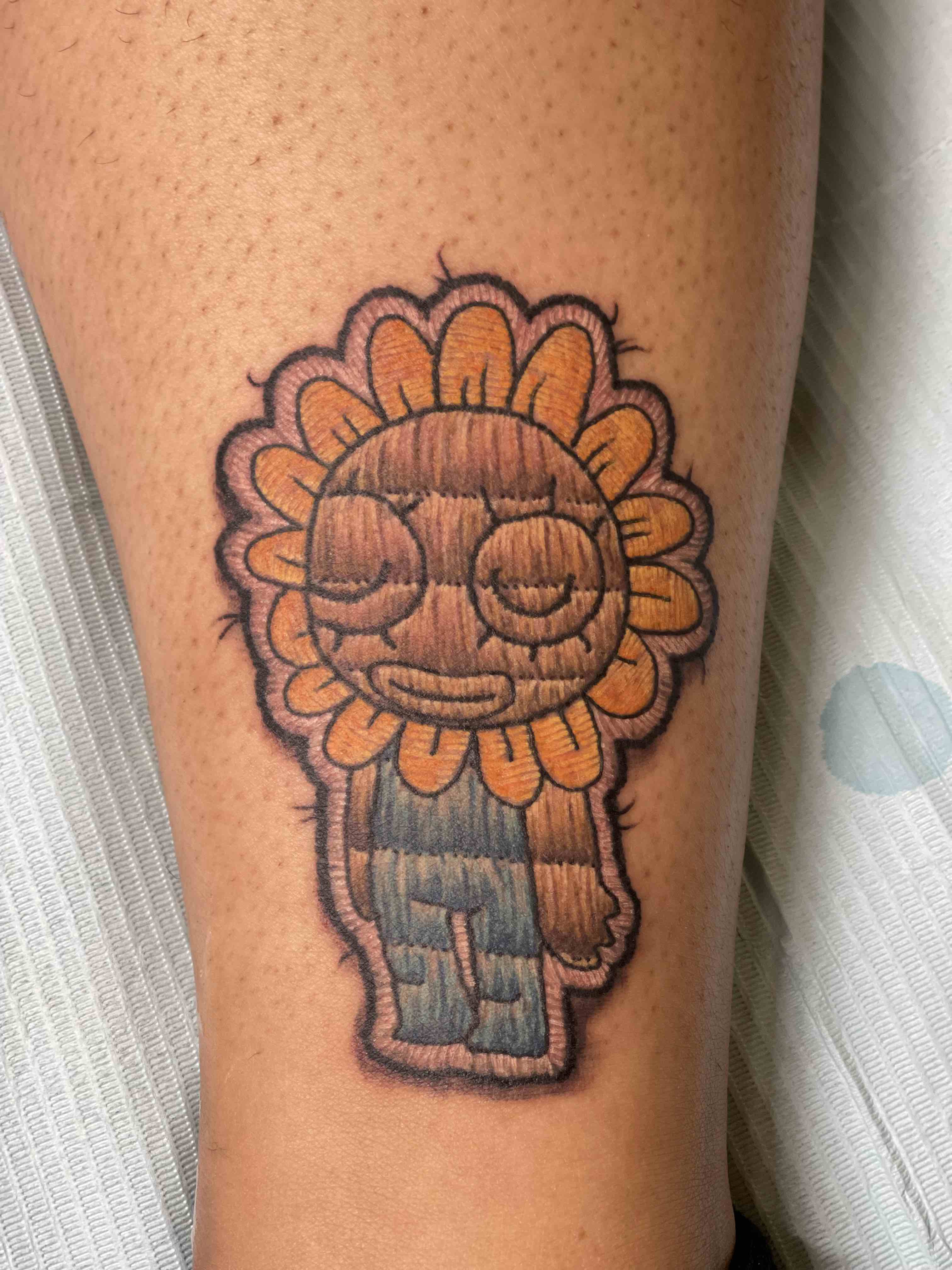 sunflower-man-patch-tattoo-1